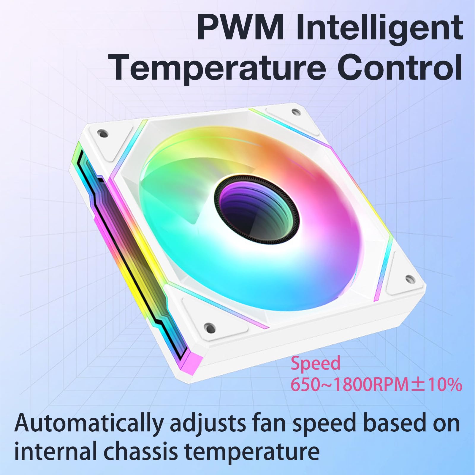 Amazon.co.jp: 120mm インフィニティミラー ARGB コンピューターファン